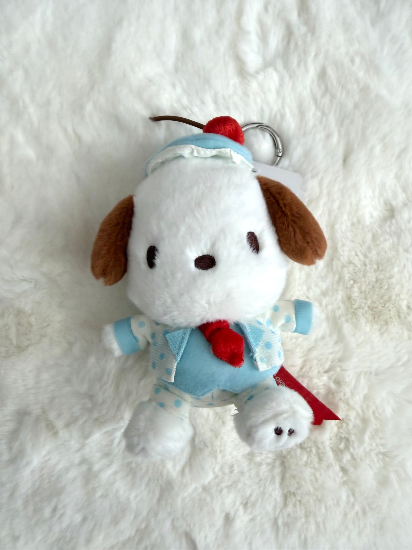 Sundae Pochacco HK Plush Keychain