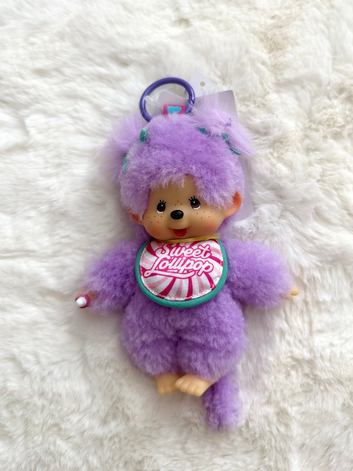 Sweet Lollipop Monchichi- Purple