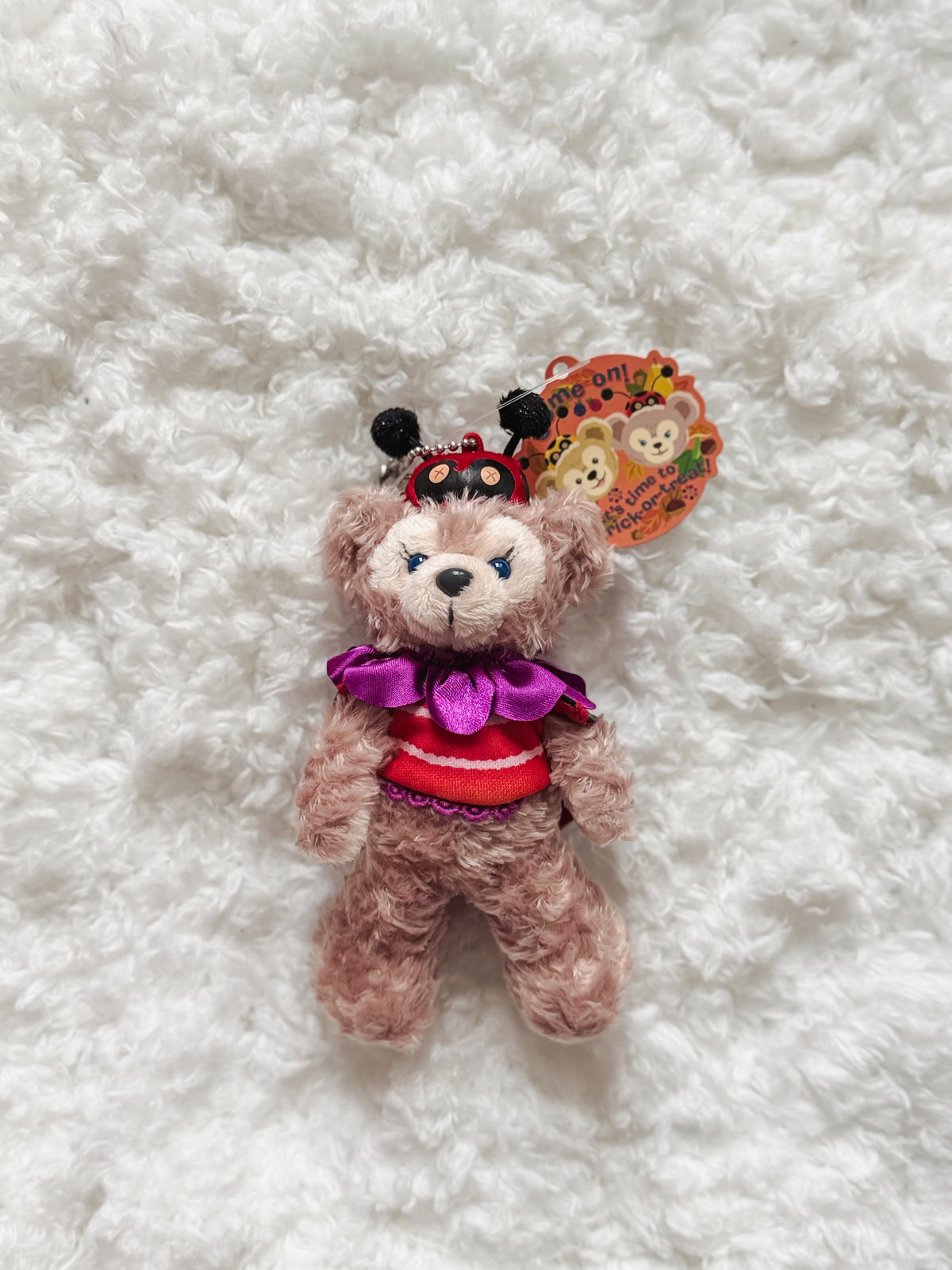 Halloween Lady Bug Shellie May Plush Keychain
