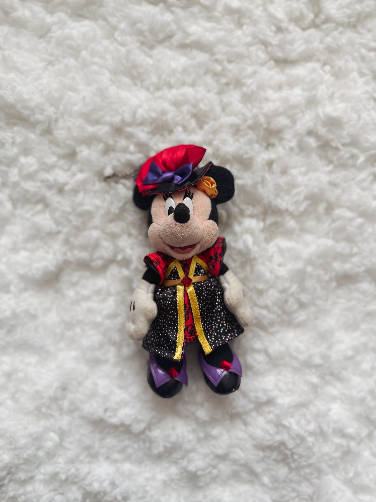 Evil Queen Minnie Plush Keychain