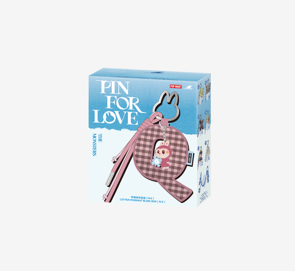THE MONSTERS Pin for Love Series- Letter Pendant Blind Box (N-Z)