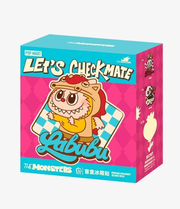 THE MONSTERS Let's Checkmate Series-Fridge Magnet Blind Box