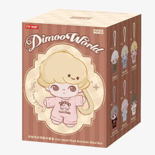 DIMOO Crush on Coffee Series-Soft-faced Plush Keychain Blind Box