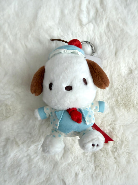 Sundae Pochacco HK Plush Keychain