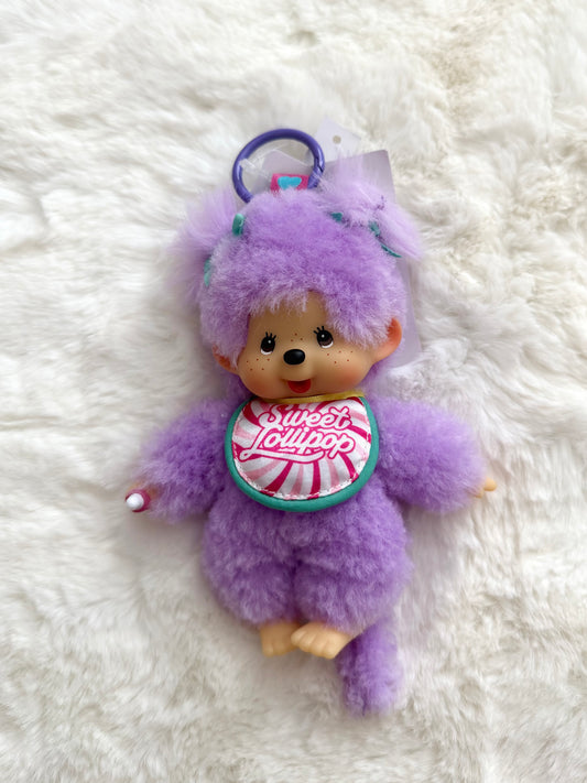 Sweet Lollipop Monchichi- Purple