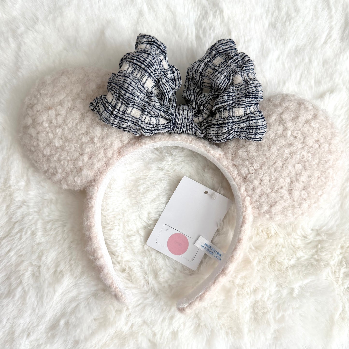 TDR: Cozy Gingham Minnie Ears