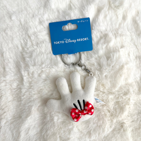 TDR: Minnie Glove Plush Keychain