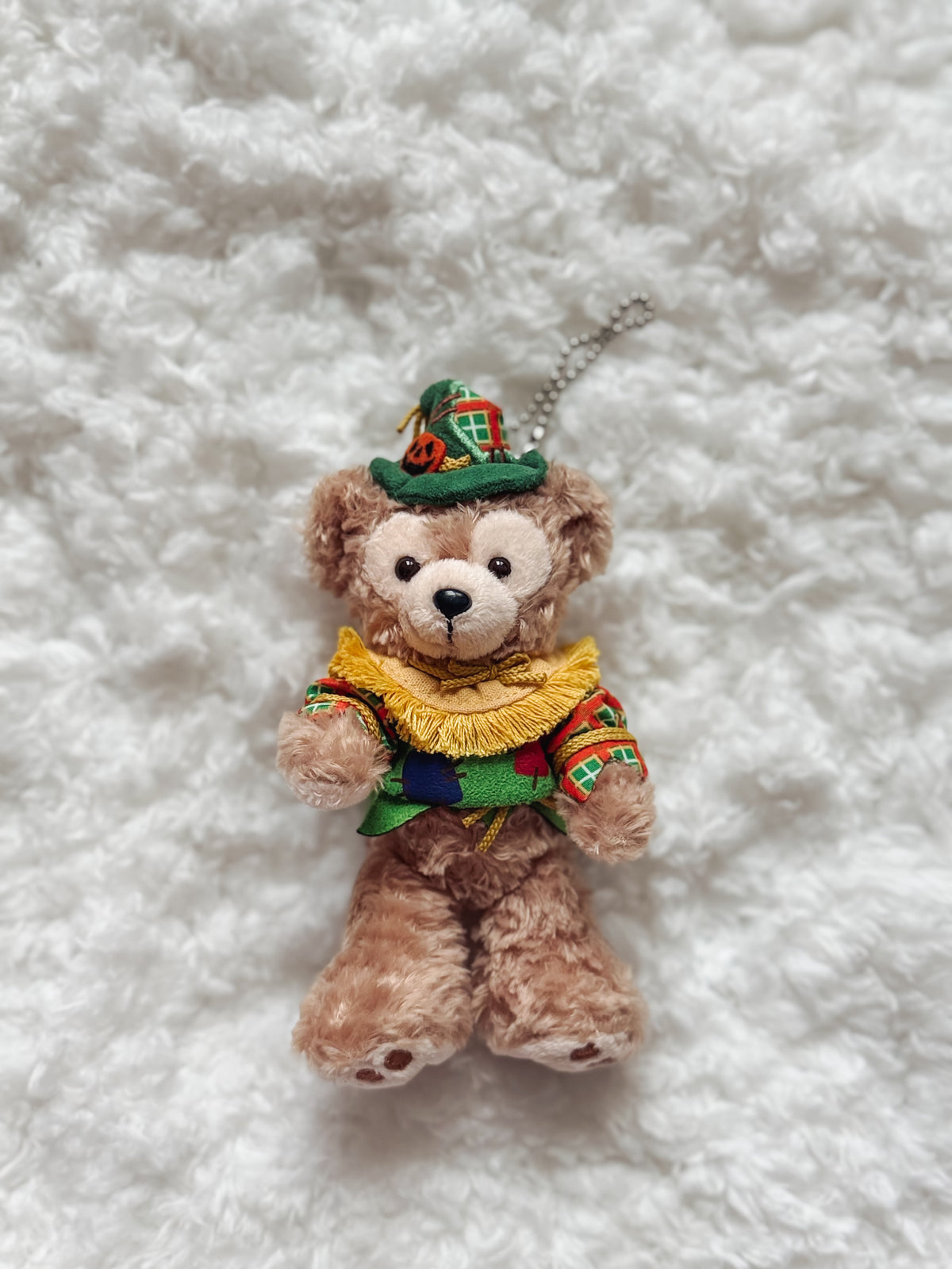 Halloween Scarecrow Duffy Plush Keychain