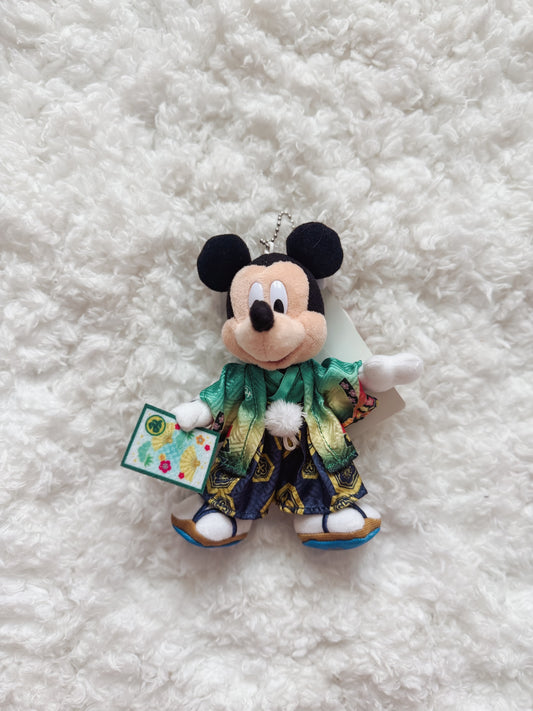 Garden Map Kimono Mickey Plush Keychain