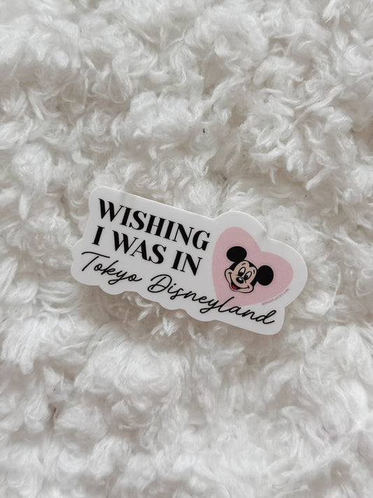 Wishing I Was In TDR Sticker