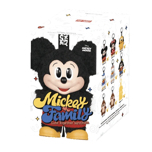 Mickey Family Cute Together Keychain Series Figures