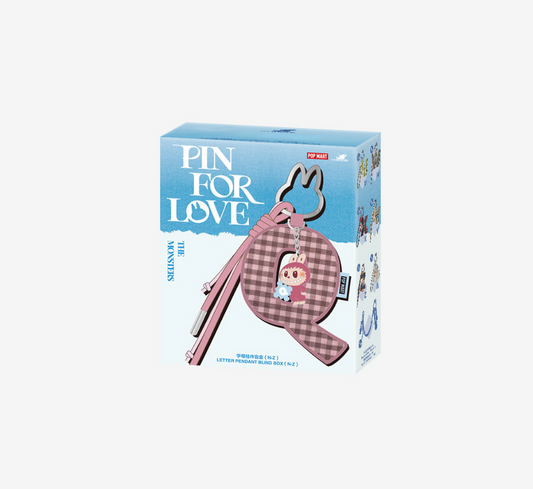 THE MONSTERS Pin for Love Series- Letter Pendant Blind Box (N-Z)