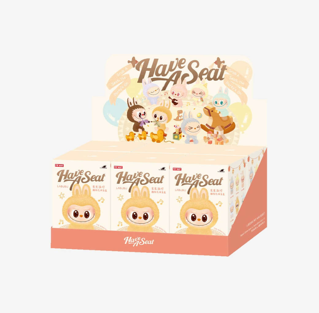 FULL SET THE MONSTERS - Have a Seat Vinyl Plush Blind Box